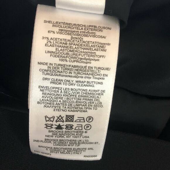 NWT Brooks Brothers black sheath dress dolman 3/4 sleeve size 4 - Picture 10 of 15